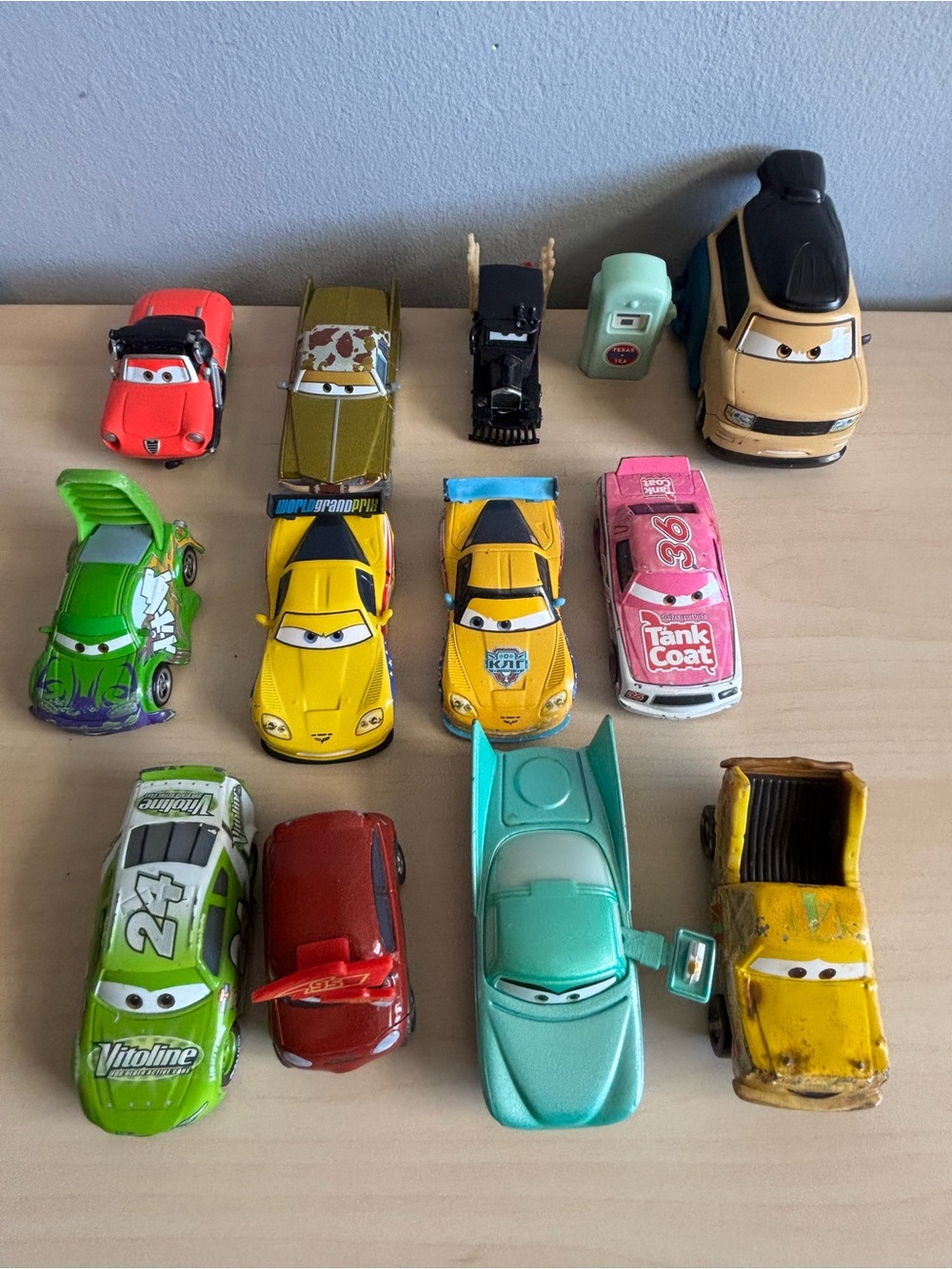 Disney Cars toy lot